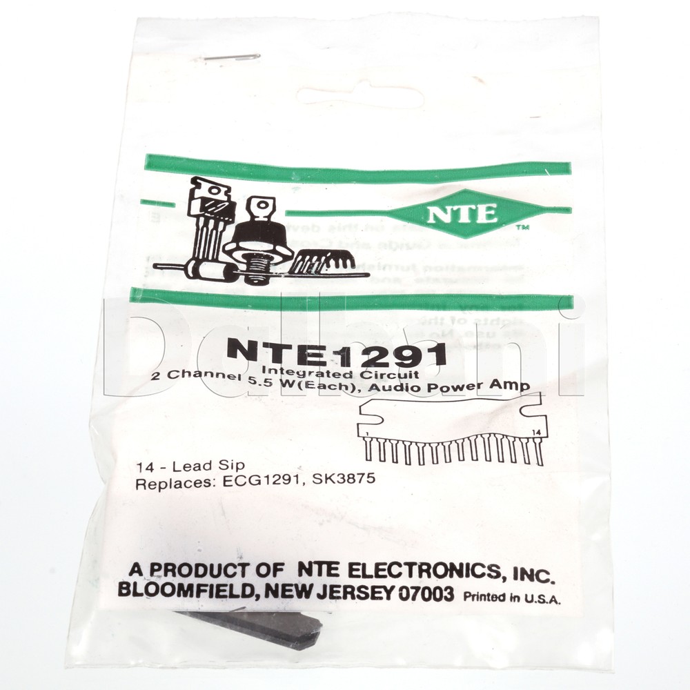 NTE1287 Original NTE Semiconductor ECG1287, SK9228, TDA2020