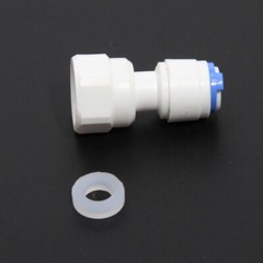 1/4″ Push Fit -1/4″ Female Thread PE Pipe Fitting Hose Quick Connector Muti-size