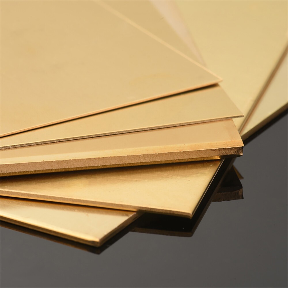 Brass Sheet Plate Guillotine Offcuts – Various Multiple Sizes – 0.6mm To 8mm