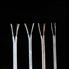 2- Core PVC Flexible Cable 18/20/22/28 AWG Stranded Electrical Flex Wire UL2468