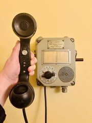 WWII United States Instrument Co Sound Powered Phone Station A542 Navy Military