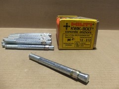 Hilti 12-512 Box of 21 5500 060 Kwik-Bolt Concrete Anchor AK