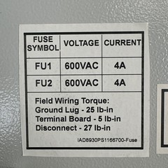 TGW IAD8930PS1166700 Combo Power Supply CTRLS-PWS-24VDC-10-CMB 1166700 +WARRANTY