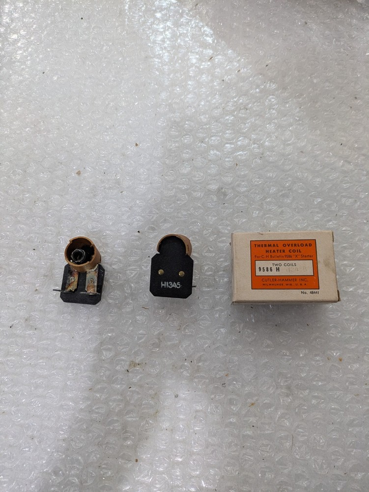 Cutler Hammer 9586H1345B Thermal Overload Relay Heater Element Coil Lot of 2
