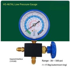 Refrigerant Workbench Tool HS-467A Fluorinated Gas Charging Gauge