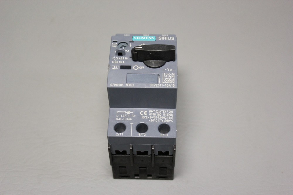 SIEMENS SIRIUS 3RV2311-1GA10 MOTOR STARTER CIRCUIT BREAKER
