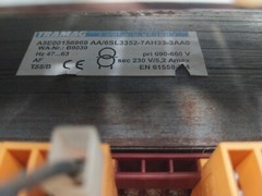 SIEMENS 6SL3351-1AG32-2AA1 SINAMICS Power Module 3AC 660-690V 224A 50/60Hz