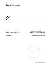 Siemens Relay PN: V23072-C1059-A208 (2 Piece Lot)