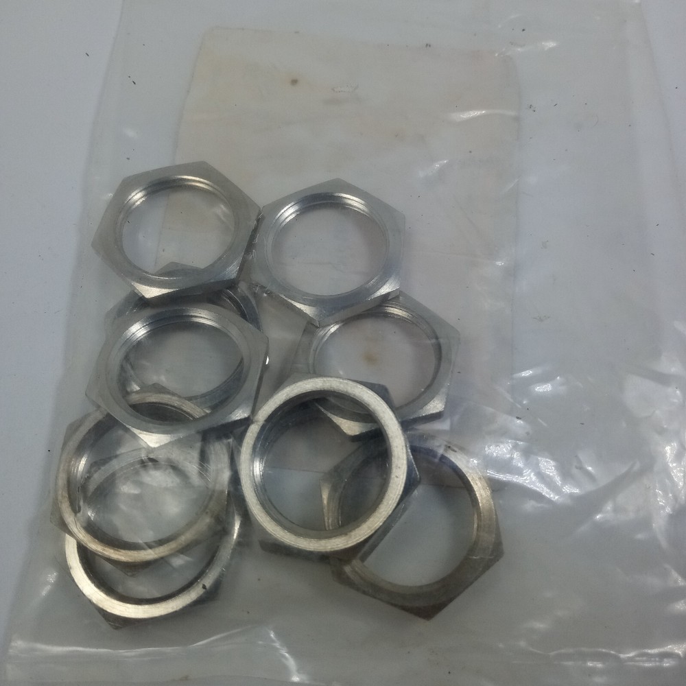 10 pack Brass Nickel Plated Lockout Nut CMP 20LN5 nos.