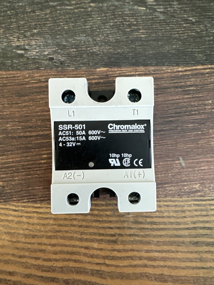 *NEW* Chromalox SSR-501 Power Controller, 50A, 600VAC, 4-32VDC