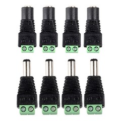 2/5/10/20 Pairs Male + 20 Female Plug 12V DC Power Jack Connector Adapter CCTV