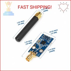 Qoroos 2 PCS CC1101 Module with SMA Antenna Transceiver Module for Arduino 433MH