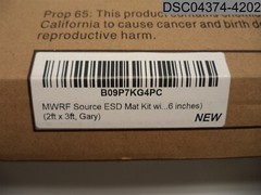 MWRF Source ESD Mat Kit W/Wrist Strap & Grounding Cord, 2′ X 3′, B09P7KG4PC