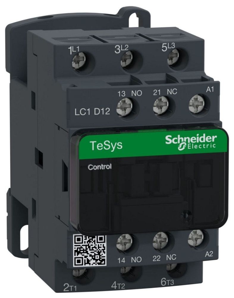 NIB – Square D – LC1D12U7 – Nonreversing 12A Iec Contactor, 75 Hp, 3 Phase