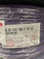 BELDEN 3079A 0071000 Profibus Shielded Cable 22AWG 1 Pair Violet 1000 Ft *