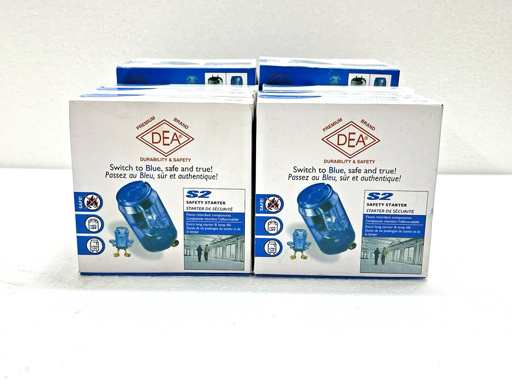 LOT OF 12 – Box of 25 S2 Safety Starter 4-22W
