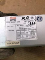 Astec ACV 15N3 Power Supply 15V 110/120V 220/230/240V 47-63Hz