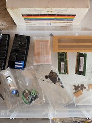 Electronics Kit Various Chips Assorted Resisters Etc