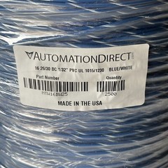 AUTOMATION DIRECT 16 26/30 BC 1/32” PVC Blue/white 2500 FT