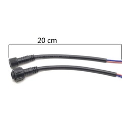 40cm Waterproof Male & Female Plug Wire Connector Cable Electrical Wire 2-8Pin