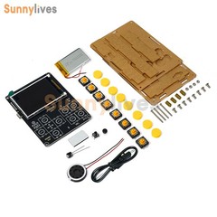 DIY Game Console Kit LCD Multifunctional Weather Clock AI Voice Dialogue Gift