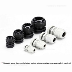 IP68 WATERPROOF BLACK WHITE CABLE GLAND COMPRESSION JUNCTION M8/10/12/14/16-114