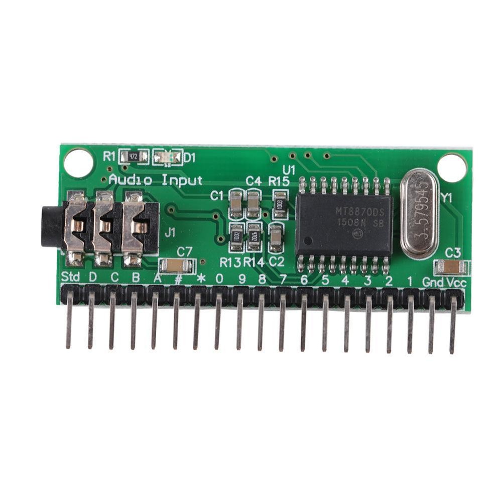 16-CH 16 Channels MT8870 DTMF Decoder Phone Voice Decoding Controller CST