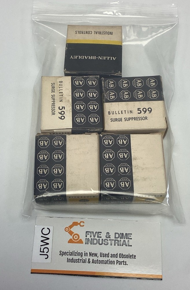 Allen Bradley 595-K04 Series A, Bulletin 599 Surge Suppressor Size 0-5 Lot of 5