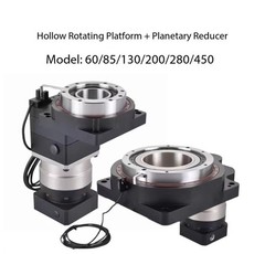 Hollow Rotary Platform 60/85/130/200/280 Electric Indexing Table Servo Gearmotor
