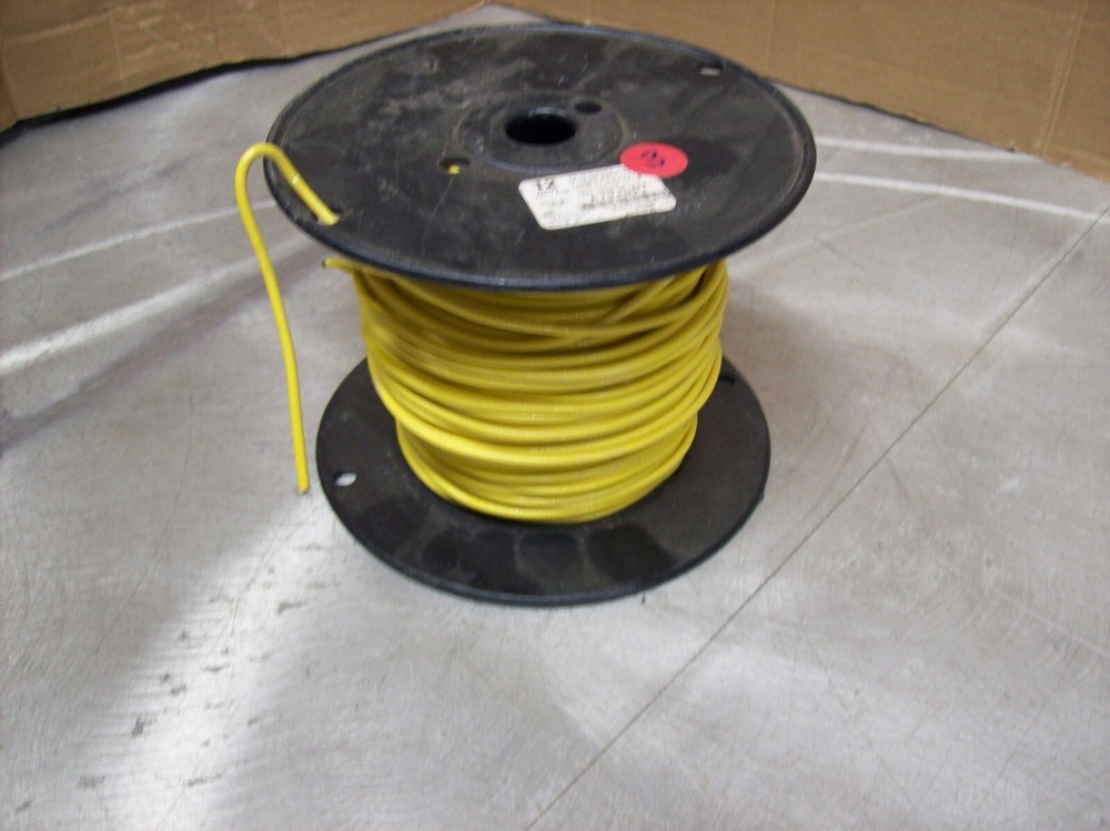#3) NEW Spool of Electric Wire – 12 Guage Solid 260′ Yellow