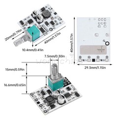 DC5-24V LED Dimmer Constant Current Module Knob Potentiometer Control Board