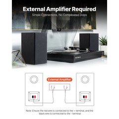 Passive Bookshelf Speaker, 300W, Book Shelf Stereo Speakers with 5.25-Inch Woofe