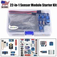 22-in-1 Sensor Module Kit for Arduino Raspberry Pi Beginner Learning Starter Set