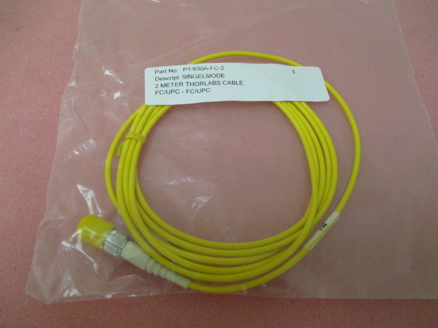 SINGELMODE 2 METER THORLABS CABLE P1-630A-FC-2, FC/UPC – FC/UPC, 398754