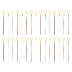 12 Inch Bare Copper Wire-Copper Grounding Lugs, 30 Pcs Copper Cables with Lug