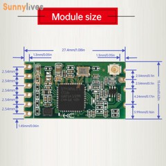 HC-15 LORA Wireless Serial Communication Digital Transmission Module 433MHZ/TTL