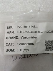 Weidmuller 0292460000 Clip-On Terminal Marker Carrier Polyamide Beige Lot of 13