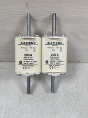 LOT 2PCS SIEMENS 3NA3240 LV-HRC-FUSE LINKS 200A