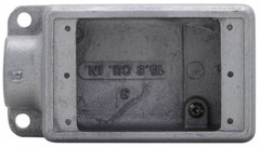 Crouse-Hinds FS2, 1-Gang, (1) 3/4″, Iron, FS, Shallow, Cast Device Box, 1pc