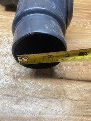 Plasti-Bond Insulated Conduit 2-1/2″ RedH2O 90 Degree, Pull Fitting Opening