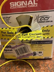 Signal Electronic Cable Coleman Communication 16/2 STR/26 SPKR CM/CL3 Yellow