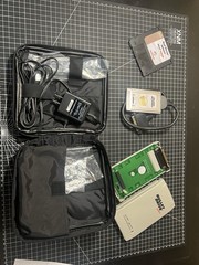 Bullet Drive PCMCIA IDE Hard Disk Enclosure Case Software Disks NEW CANADA