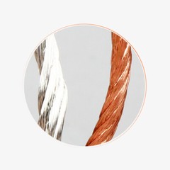 Copper/Tinned Round Braid Cable 1.5mm²-120mm² Bare Copper Braid Wire Ground Lead