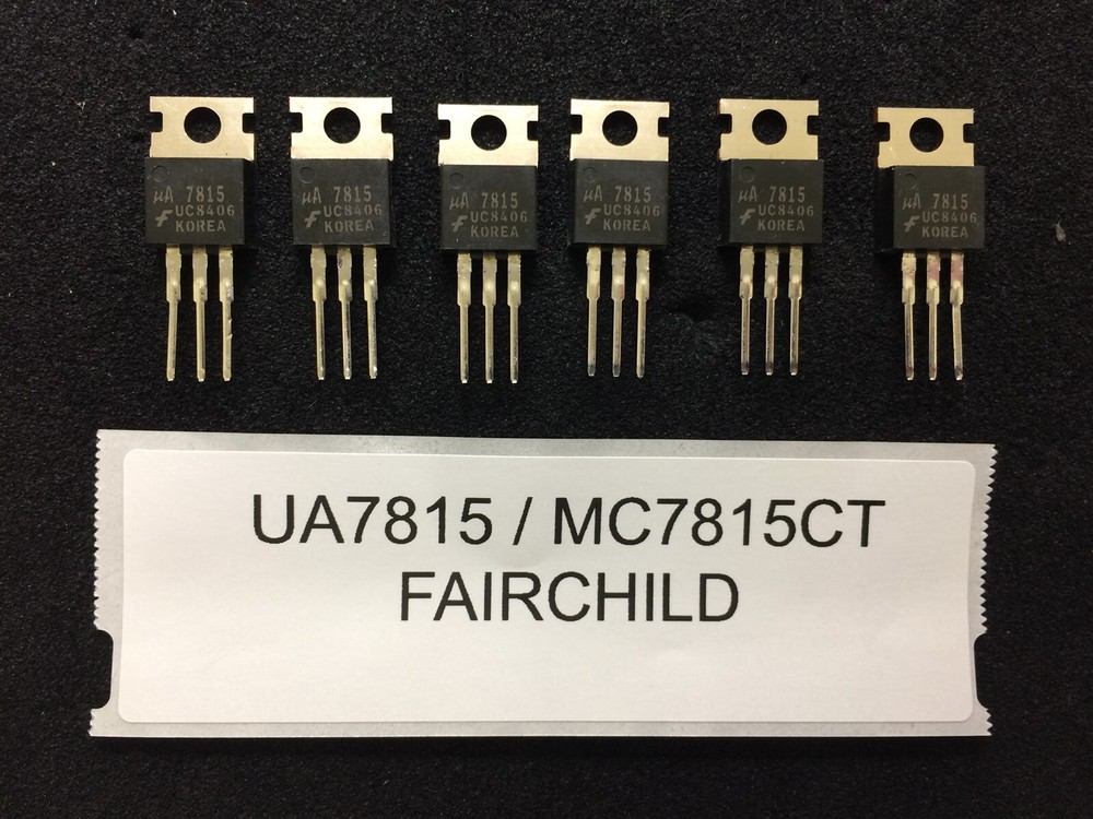 UA7815 FSC MC7815CT IC REG LINEAR 15V 1A TO220AB 6 PIECES