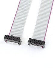 2.54mm Pitch 14Pin 14 Wire F/F IDC Connector Flat Ribbon Cable 148cm L