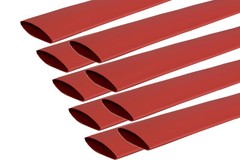9 Lot TEMCo 1″ Marine Heat Shrink Tube 3:1 Adhesive Glue Lined 4 ft RED