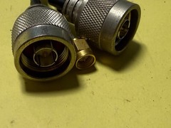 RF Copper Tube Semi Rigid SMA Male to N Male 14cm Test Cable Rohde & Schwarz