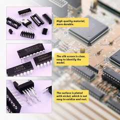 169 Assorted IC Chips with Anti-Static Box – Comprehensive Electronics Toolkit