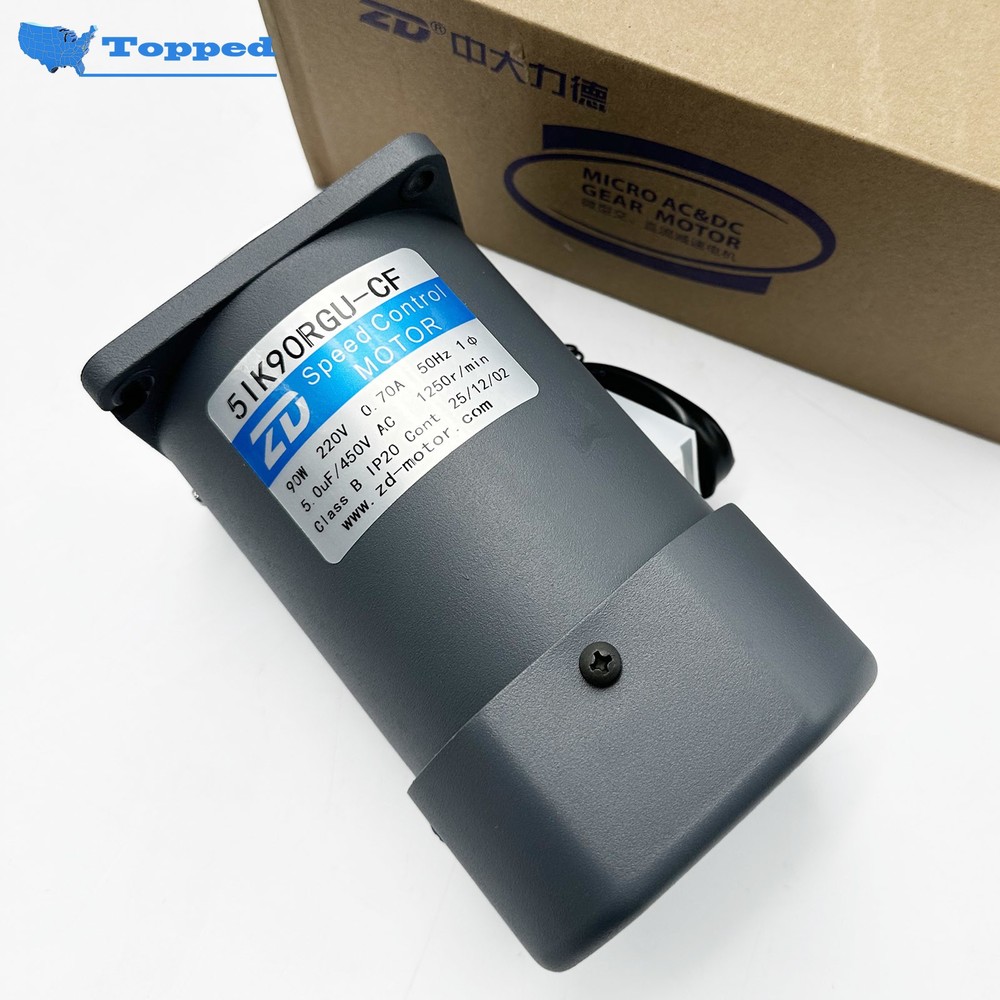 Brand New 5IK90RGU-CF 90W 220V 0.70A 1250r/min 50Hz Speed Control MOTOR