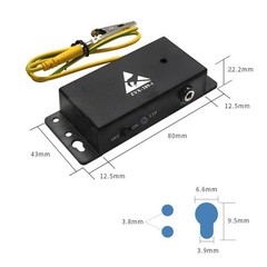 5% Wrist Strap Tester Band Tester Anti-static Black ESD Stainless Steel